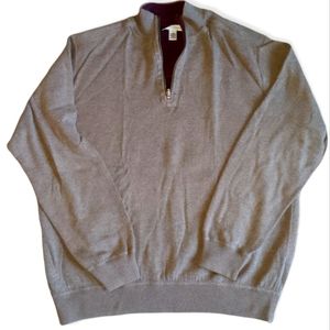Alex Cannon Men's zipper sweater Sz L